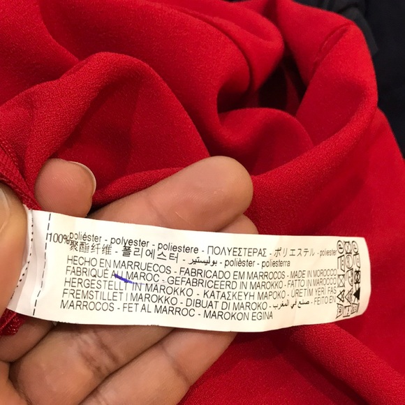 ✅ Zara red long sleeve dress - Picture 6 of 6